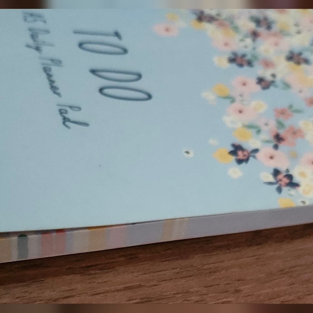 Floral A5 Daily Planner Notepad - Picture 8 of 8